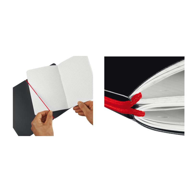 herlitz carnet my.book flex, A4, couverture PP, noir